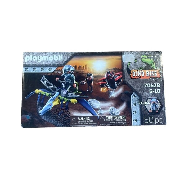 Playmobil 70628 Pteranodon Attack Dino Rise Kaiden NWT 50 Pc Space Dinosaurs - Picture 1 of 6